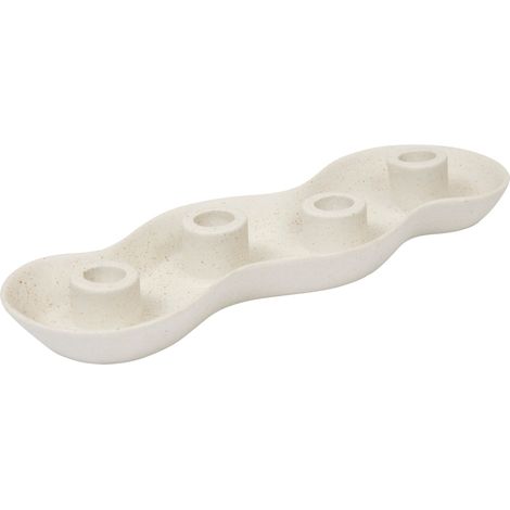 Portacandele per 4 candele, bianco Cheri (1/4)