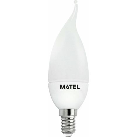 Bombilla LED Vela Llama 3 Intensidades E14 5W Fría Matel (1/4)