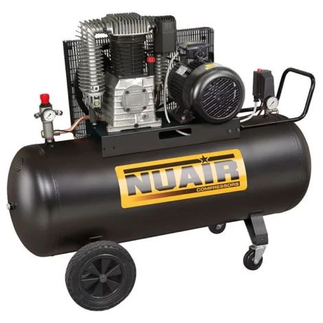 Compresseur d'air à piston marche lente 270 litres 5,5 CV NUAIR (1/3)