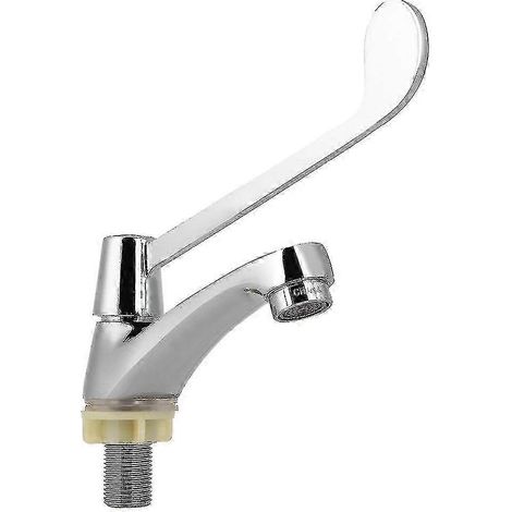 Robinet d'évier de laboratoire hospitalier, robinet d'eau froide simple G1/2" avec poignée longue (1/5)