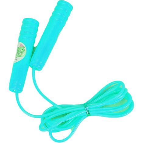 Corde à Sauter Enfant - Poignées Plastique Pivotantes - Cordon Nylon - Pour Enfants À Partir De 5 Ans - 1 Pièce (1/5)