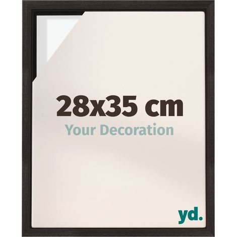 Your Decoration - Cadre flottant  - Chene Fonce - Cadre en caisse américaine pour toile sur chassis - MDF - Lyon (1/5)