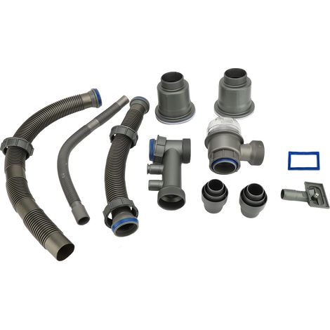 Kit drainage évier cuisine résistance odeur épaissi résistant haute température double cuve tuyau de maison (1/5)