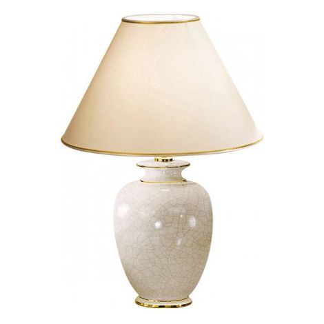 Kolarz GIARDINO - Lampe de table Lifestyle Fabric Tapered Shade Or poli, 1x E27 (1/4)