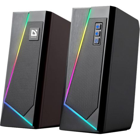 Altoparlanti Bluetooth USB Defender SOLAR 3 2.0 da 10 W con retroilluminazione RGB (1/5)
