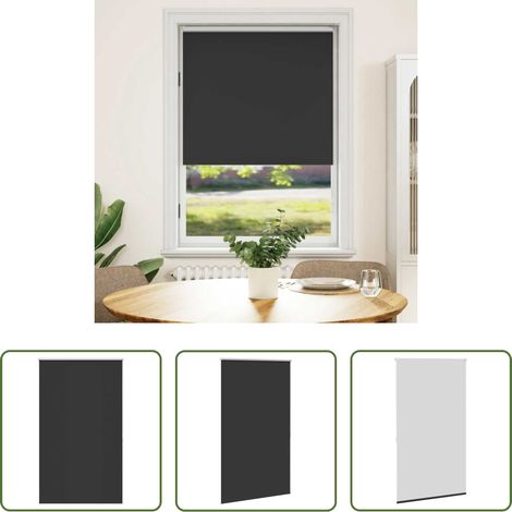 Schattenrolle -  Verdunkelungsrollo 84,4 x 175 cm, Stoffbreite 80 cm, schwarz (1/5)