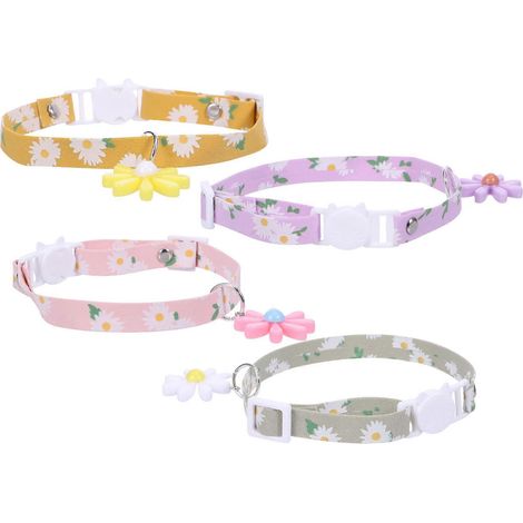 Collar ajustable con colgante para gatitos Daisy (conjunto de 12 piezas) (1/5)