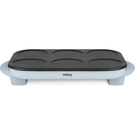 WEASY Crepe Maker - GOO60 - Crepes and Pancakes - 6 Slots - Non-stick Coating - Temperature up to 240°C - 1500W (1/5)