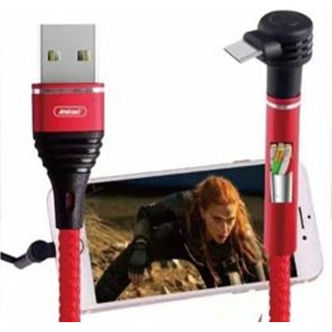 Andowl - Cavo Dati Usb Connettore Type-c Ad Angolo Retto 90° Ricarica Rapida 3.1a 1 Mt Q-sj712 - (1/2)
