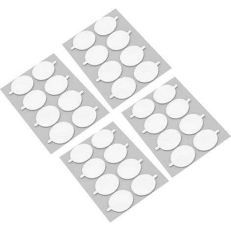 240 autocollants double face ronds, amovibles et transparents, pour panneaux en mousse acoustique (1/5)