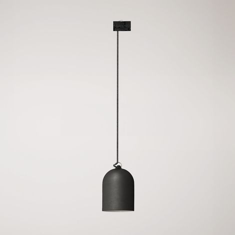 Creative Cables - Pendente de calha com mini abajur em cerâmica - lâmpada incluída