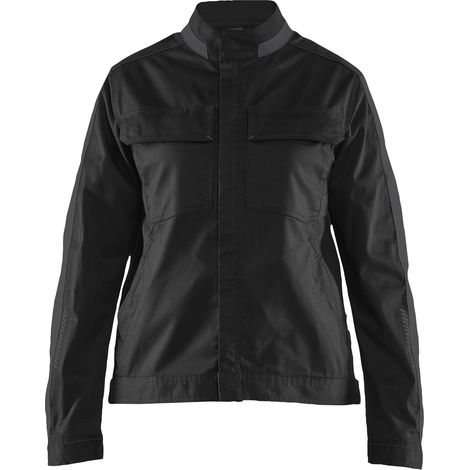 Veste de travail industrie stretch femme 4443 - Noir/Gris foncé XXXL
