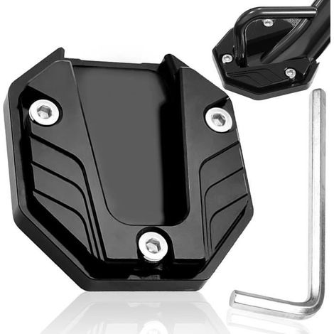 Support Universel Béquille Moto Élargissement Pied Plaque de béquille Pied de Béquille latérale Agrandir Support Pied Extension (1/4)