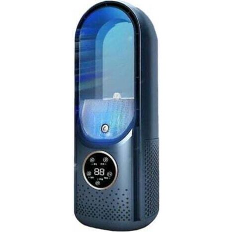 Refroidisseur d'air Affichage LED Climatisation Humidification Ventilateur électrique 6 vitesses Minuterie silencieuse Ventilateur Humidi (1/3)