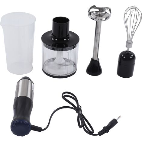 Mixeur 4 en 1 Multifonction avec Hachoir à Viande, Batteur Électrique et Robot Culinaire, Prise EU 220‑240V