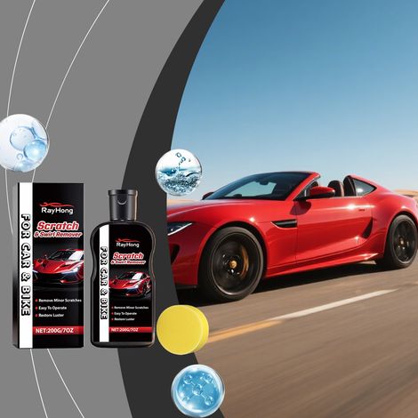 Car scratch repair paste for routine car maintenance, scratch repair, polishing, and restoration -- 200g + 1 sponge -- BIEMMEDUE (1/5)