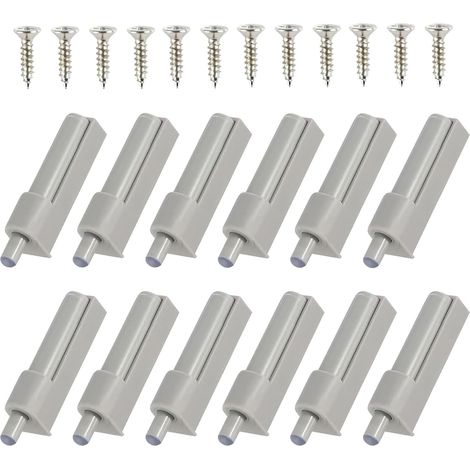 12 pcs Ralentisseur De Porte,Amortisseur de Porte de Cuisine,Amortisseurs de Fermeture d'Armoire,Amortisseur Placards à Monter pour Fermeture Amortie (1/5)