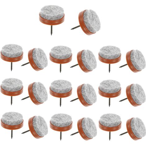 Lot de 20 patins antidérapants en feutre pour pieds chaises et canapés (1/5)