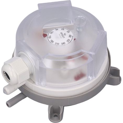 30-300pa Wind Druck Schalter Überhitzung Schutz Gas Ofen Belüftung Luft Differential Druck Schalter (1/5)