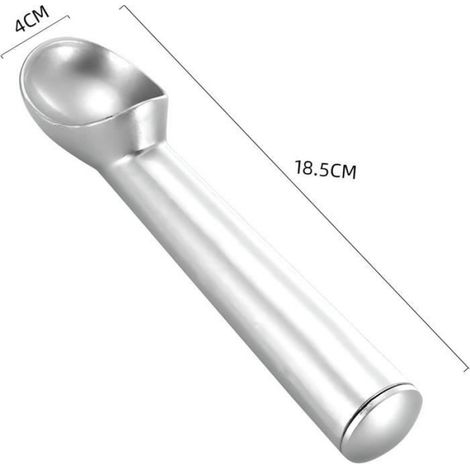 Cuillère À Glace - Aluminium - Manche Ergonomique - 7 Pouces - Anti-adhésif - 1 Pièce (1/4)