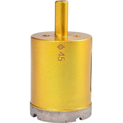 AIDUCHO 45mm Diamant Scie Trépan, Foret À Creuser Creux De Marbre De Céramique, Porcelaine, Porcelaine, Tuile, Marbre, Granit (Diamètre De 45mm) (1/5)