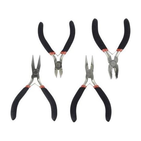 Brüder Mannesmann M10840 Juego de 4 pinzas para electricista