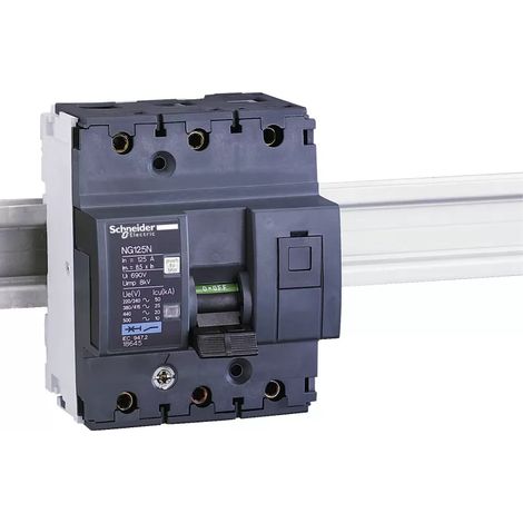 Schneider 18633 Acti9 NG125N – Modularer Leistungsschalter – 3P – 16A – Kurve C – 25kA (1/2)