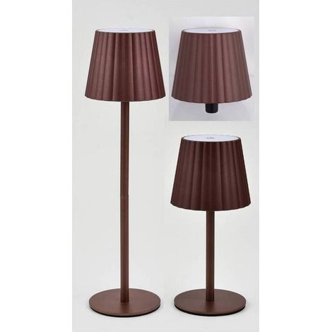 LAMPADA LED RICARICABILE 3 IN 1 ALBA RUGGINE - 12 pezzi