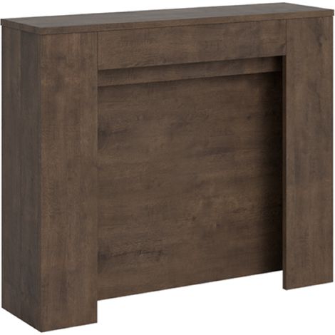Consolle allungabile - KIBA - Colore: Noce - Dimensioni: 90x25/211