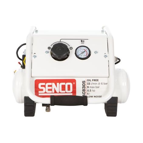 Compresor sin aceite silencioso de 5L SENCO AC8305