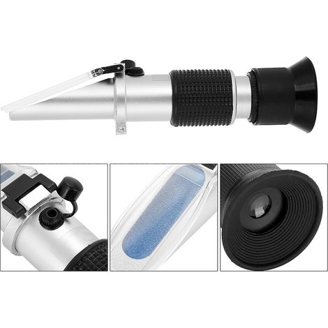 salinomètre pour eau de mer, réfractomètre optique pour aquarium, affichage numérique de la température ATC 0 - 10 % (1/5)
