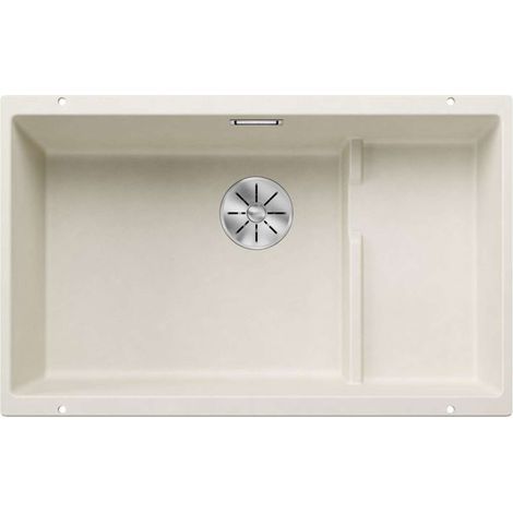 BLANCO Unterbaubecken SUBLINE 700-U Level Silgranit, InFino Softweiß (1/4)