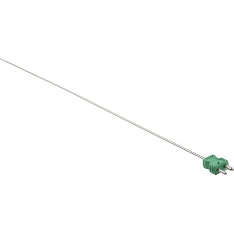 Thermocouple type K Ø 3mm, L 500mm, +1000°C max à Fiche mâle standard ( Prix pour 1 ) (1/3)