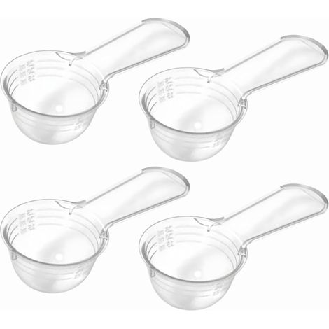 Novaliv 4x cuillères doseuses 30g plastique robuste Fabriqué en Allemagne dosage précis de poudres et de liquides pour la cuisine sport ménage