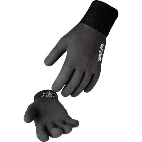 10 Guantes Tricote Snowflex Recubiertos de Látex Espuma Interior Acrílico Talla 11
