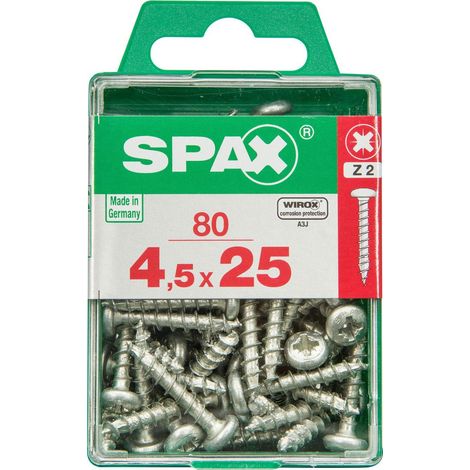 Spax Universalschrauben 4.5 x 25 mm TX 20 - 80 Stk. Holzschrauben (1/5)