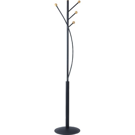 MAUL, Portemanteau MAULaura, avec 4 patères, noir / marron