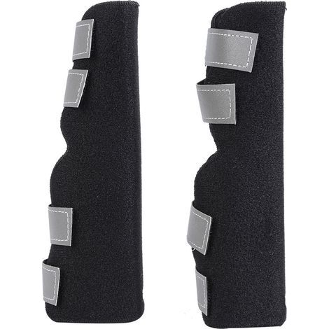 Lot de 2 accolades pour pattes arrière de chien, manchons de jarret, pour le soutien de l'entorse de l'arthrite postérieure (XL) (1/4)