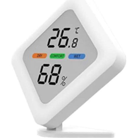 Thermomètre-hygromètre numérique d'ambiance, thermomètre portable, compatible avec les bureaux et les intérieurs (SC-DT). (1/5)