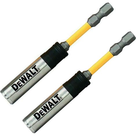 2x Dewalt DT7522 Extreme FlexTorq Impact Torsion Magnetic Screwdriver Bit Holder (1/3)