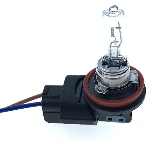 Douille d'ampoule H8/H9 pour voiture, fil de cuivre, support de lampe, support d'ampoule de phare, fiche d'ampoule de voiture - fiche + ampoule