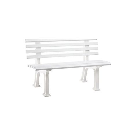 Banco para parques de plástico con 9 listones anchura 1200 mm (1/2)