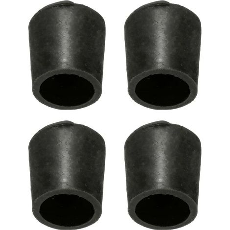 Lot de 4 couvre-pieds antidérapants en caoutchouc durable pour meubles et tables - Diamètre intérieur 19 mm (1/5)