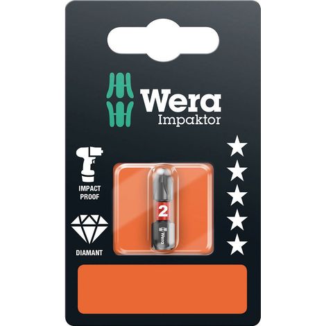 Wera, 851/1 IMP DC SB Impaktor Inserti, PH 2 x 25 mm (1/5)