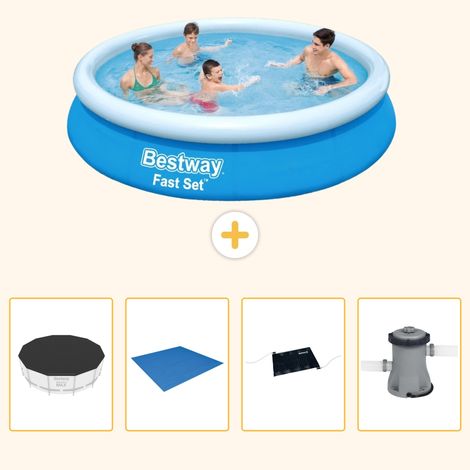 Bestway Bestway Fast Set Ronde - 366x76 cm - 5-pièces S40 (1/5)