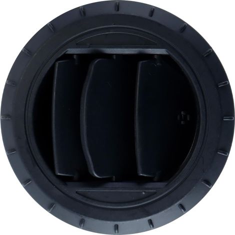 60mm Diesel Heater Duct Hose Pipe Air Vent Outlet Rotatable Opening Auxiliary Heater Black Plastic with 360 Degree Rotation (1/5)