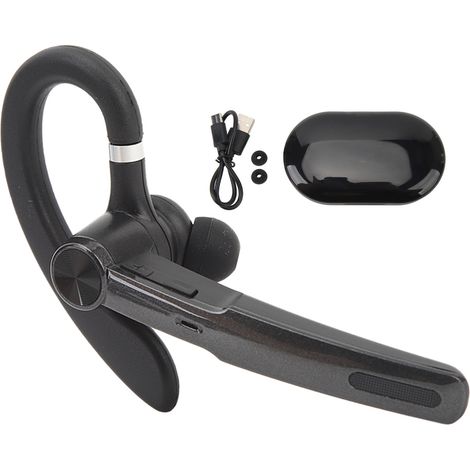 Écouteur Bluetooth réduction de bruit affichage numérique puissance Casque sans fil professionnel avec étui de charge pour sport (1/5)
