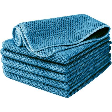 6-Piece Microfiber Cloth Set, 30x30 cm, High Absorption, Lint-Free, for Kitchen and Car (1/5)