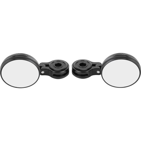 Rétroviseurs de guidon en aluminium CNC avec verre bleu anti-éblouissement pour modification de moto (1/5)