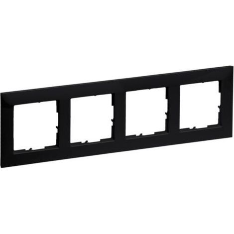 Legrand 4F.RAHMEN SCHWARZ LACKIERT (765374 SEANO)